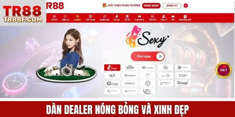 Dàn dealer nóng bỏng và xinh đẹp